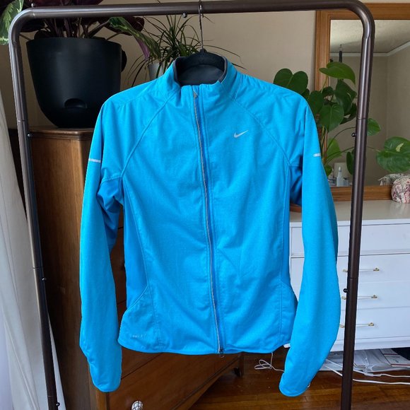 Nike Jackets & Blazers - Nike | Women's Blue Dri-Fit Running Jacket
